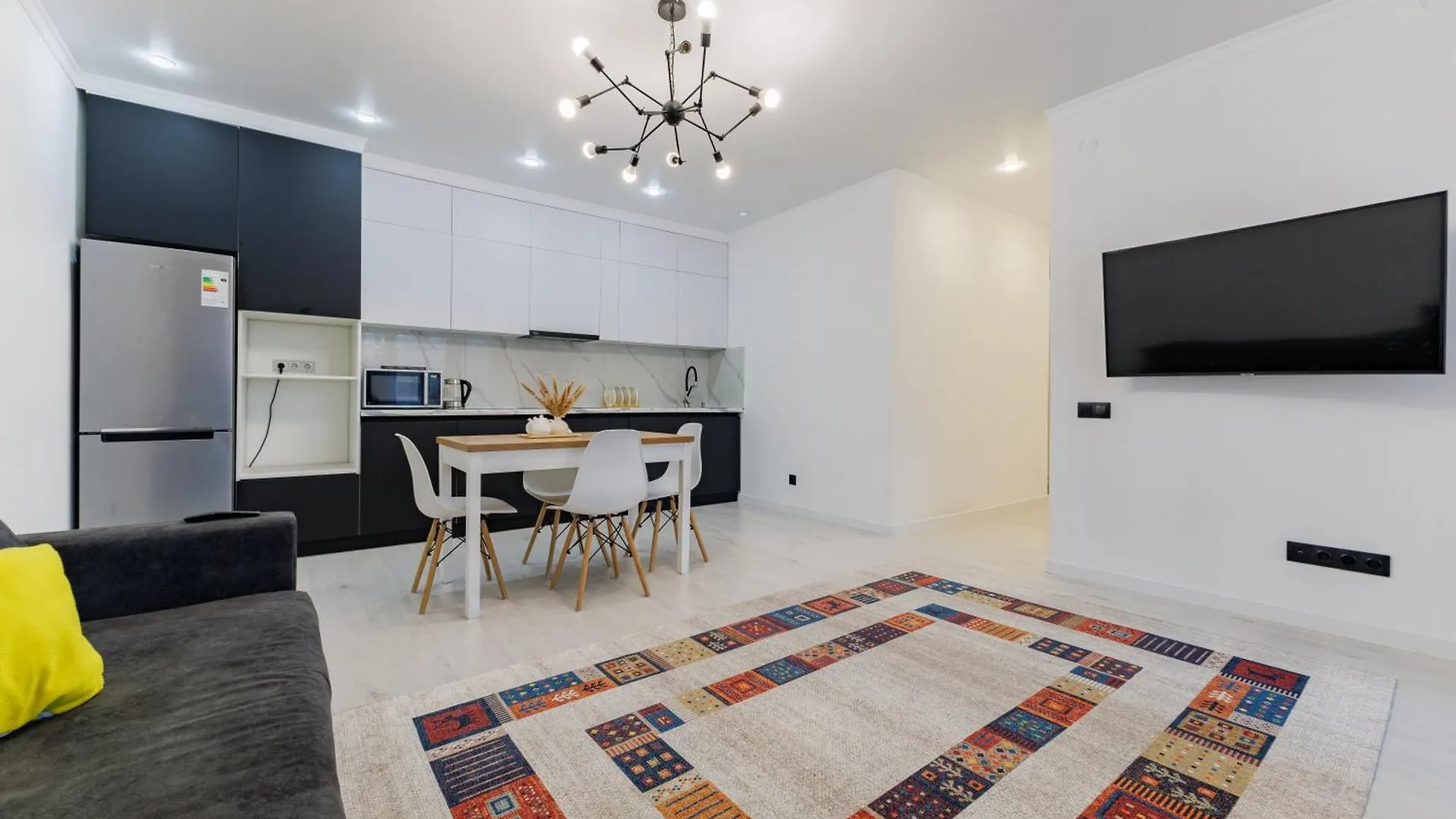 Apartman 2 Комнатные Апартаменты Рядом С Байтерек Абу Даби Ботанический Сад Asztana Kazahsztán